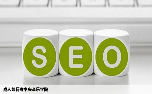 成人如何考中央音乐学院