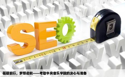 砥砺前行，梦想启航——考取中央音乐学院的决心与准备