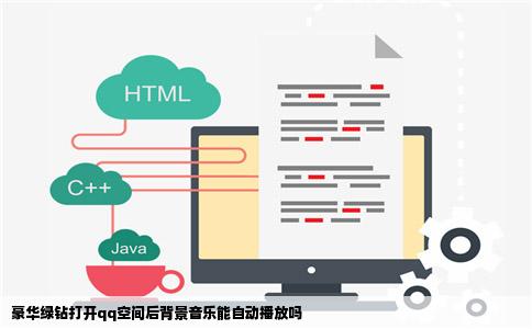 豪华绿钻打开qq空间后背景音乐能自动播放吗