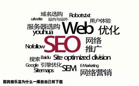 酷狗音乐盒为什么一播放自己就下载