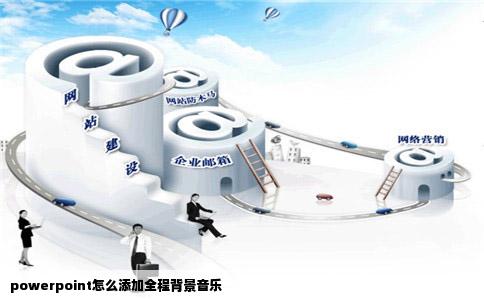 powerpoint怎么添加全程背景音乐