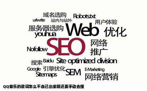 QQ音乐的歌词怎么不自己出来啊还要手动去搜