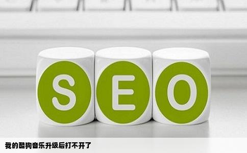 我的酷狗音乐升级后打不开了