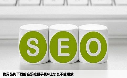 我用酷狗下载的音乐拉到手机N上怎么不能播放