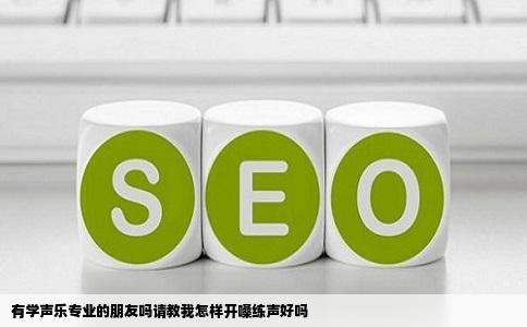 有学声乐专业的朋友吗请教我怎样开嗓练声好吗