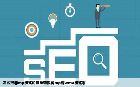 怎么把非mp格式的音乐转换成mp或wma格式啊