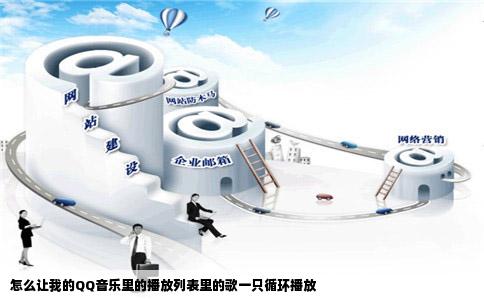 怎么让我的QQ音乐里的播放列表里的歌一只循环播放