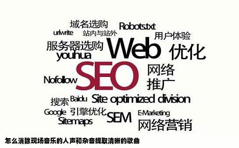 怎么消除现场音乐的人声和杂音提取清晰的歌曲